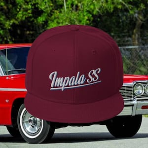 Impala SS Snapback Hat, Chevy Impala Hat, Impala ball cap, Chevy hat, perfect father&#39;s day gift