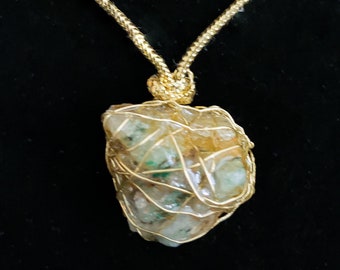 Good Luck (Aventurine) Healing Stone Necklace