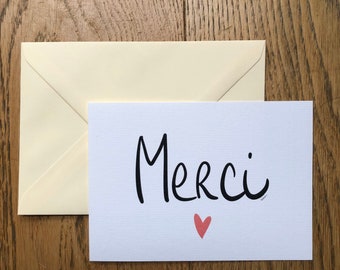 Carte « Merci »