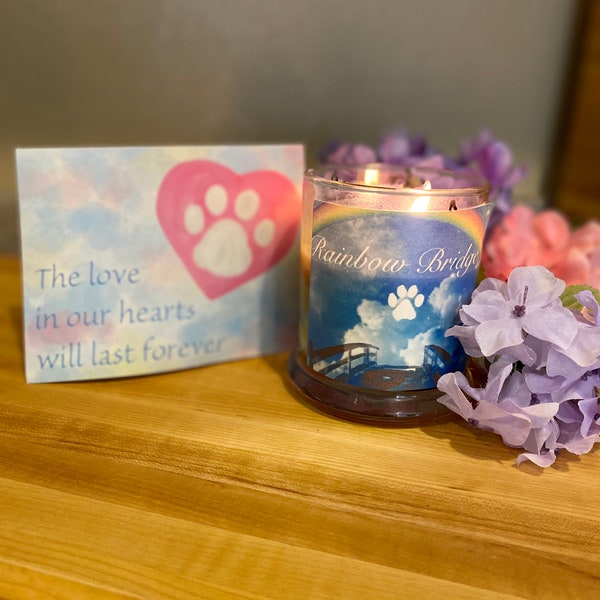 Rainbow Bridge Candle Etsy