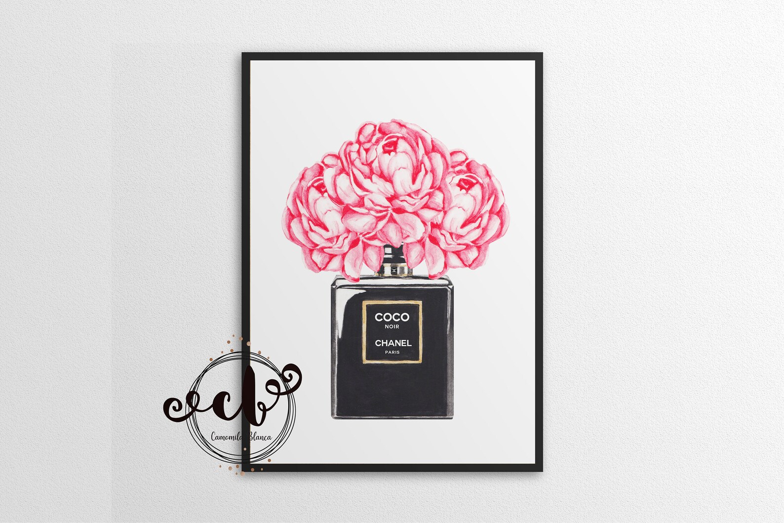 Coco Chanel Wall Art Digital Print Chanel Gift Home Decor Etsy