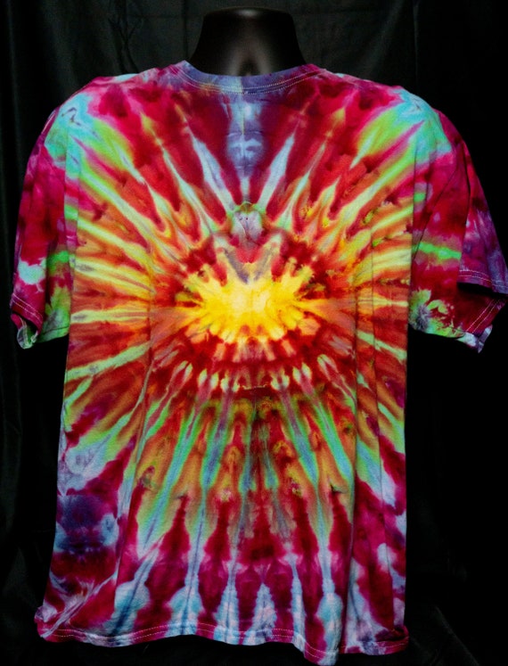 sunburst tie dye shirt