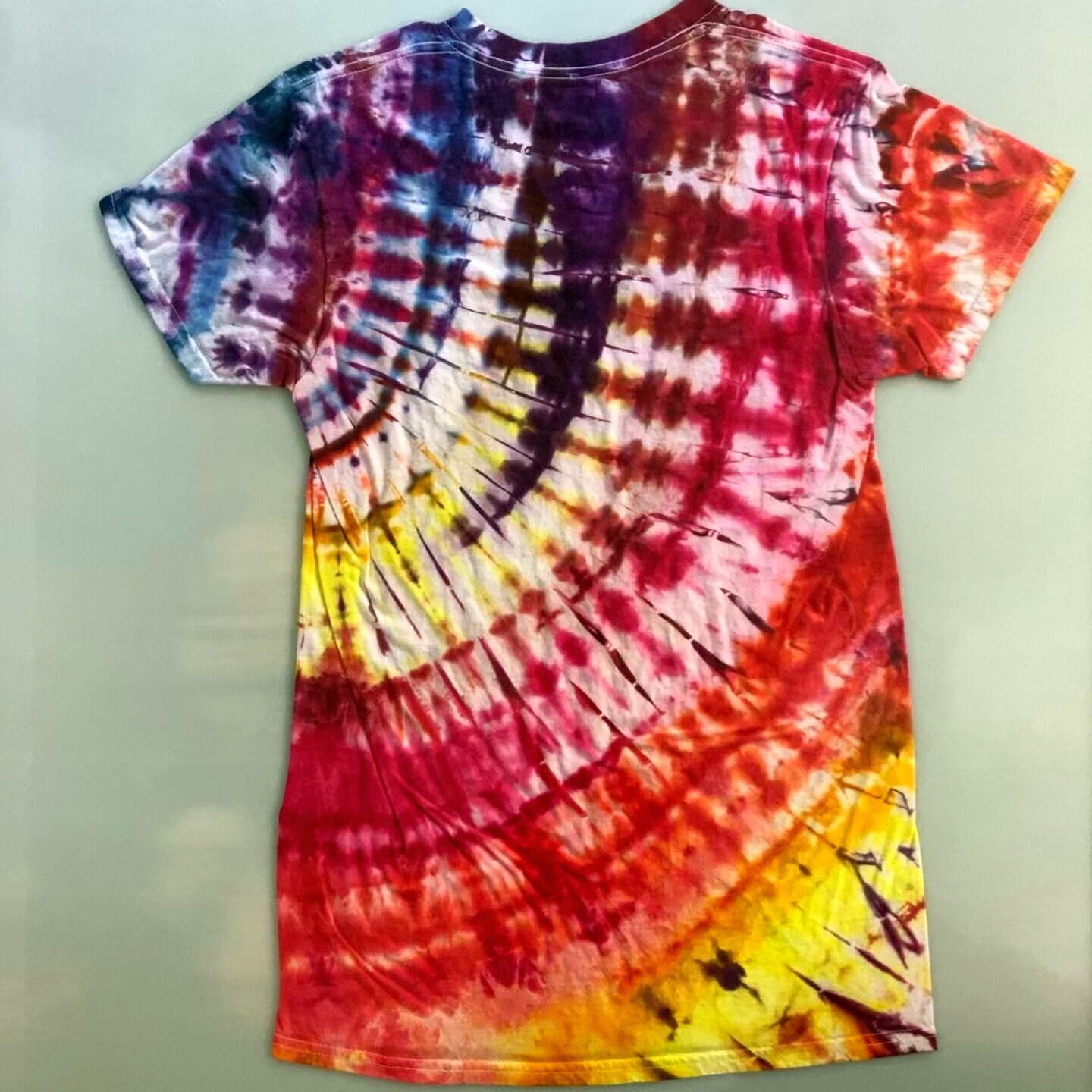 Fan Accordion Style Tie Dye Size Small Women's Men's Etsy
