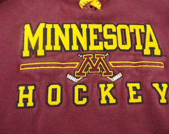 VINTAGE Minnesota hockey hoodie youth 10/12 size