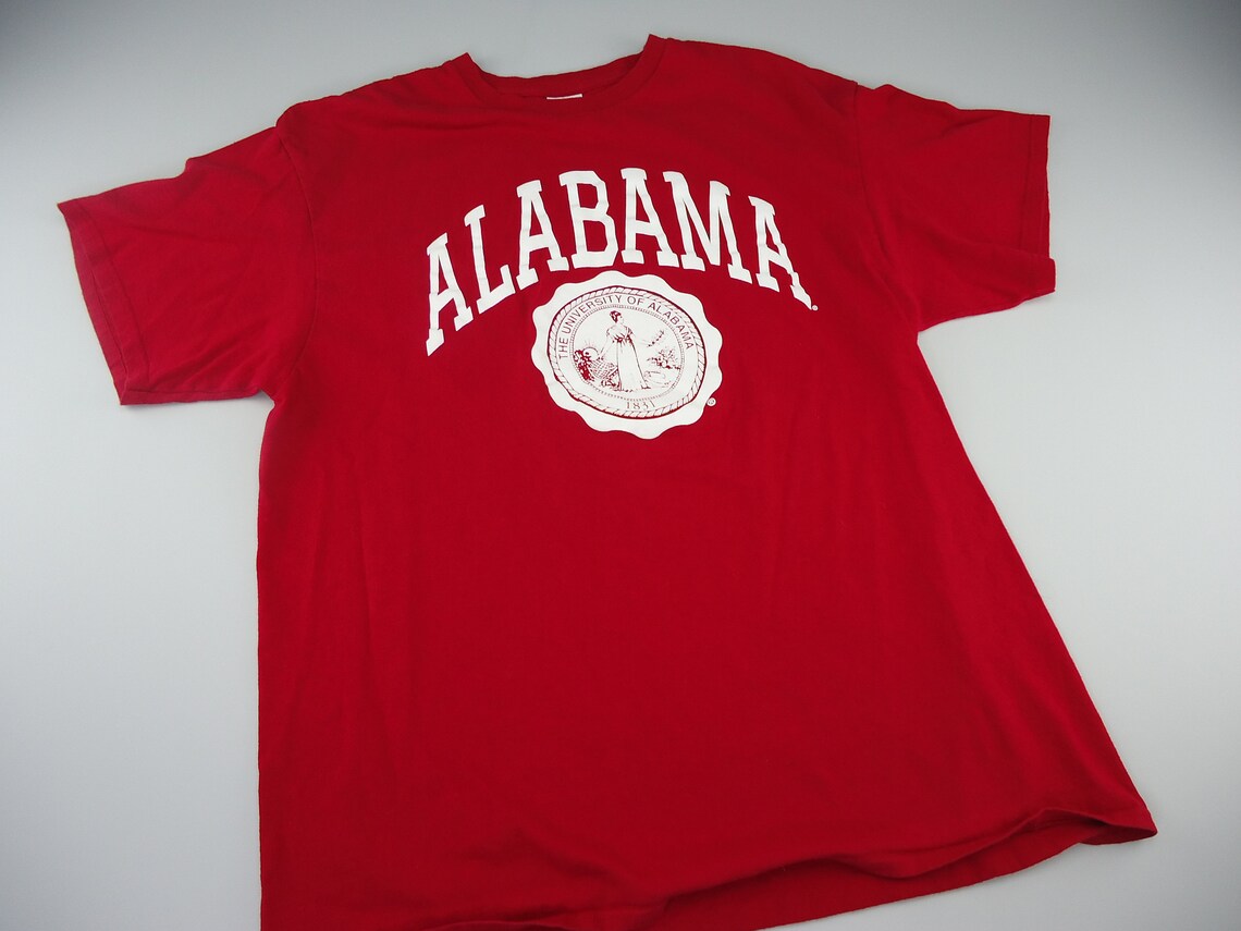 VINTAGE Alabama university tshirt XL College Etsy