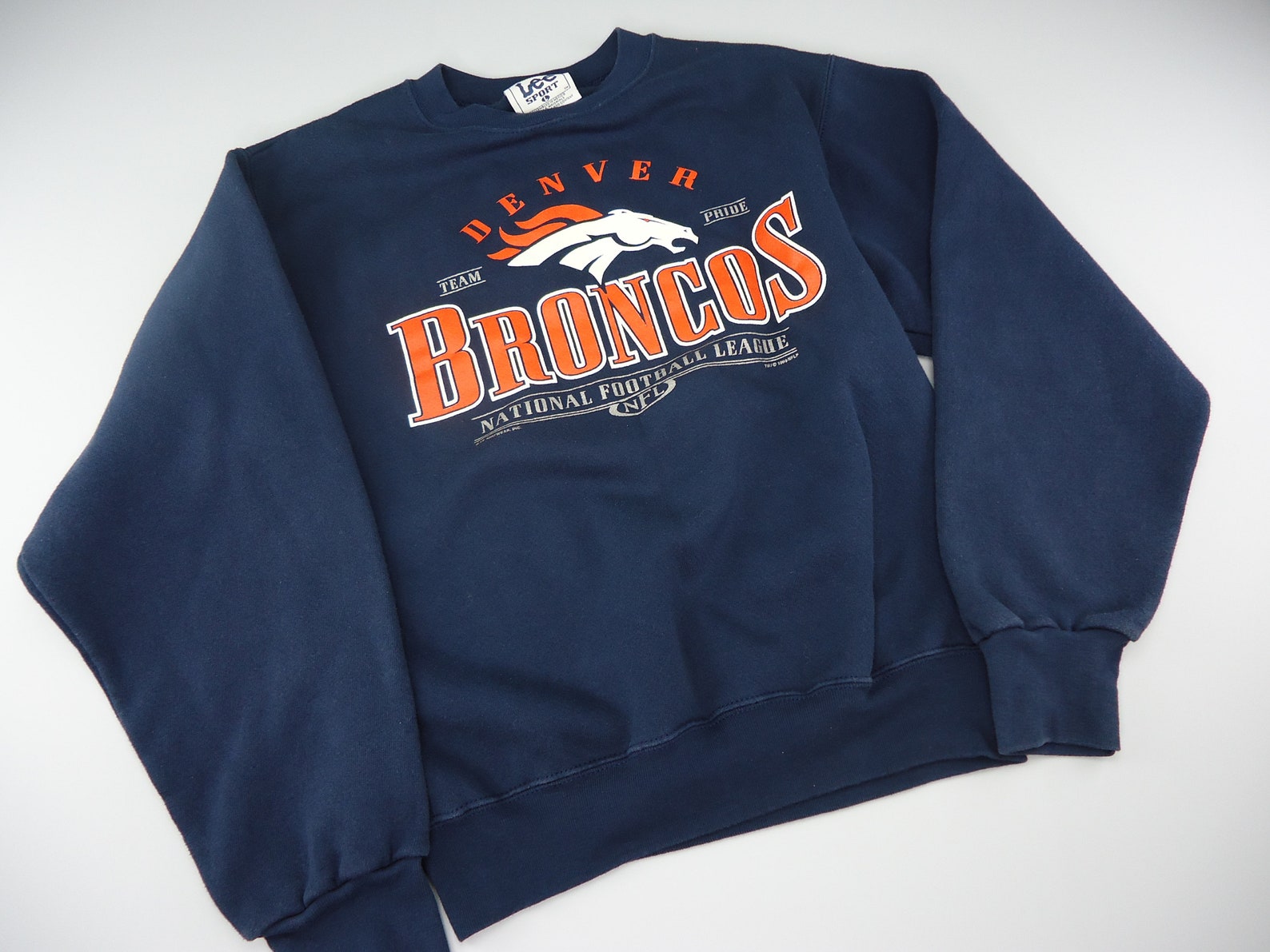 VINTAGE Denver Broncos Sweater XL - Etsy