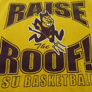 VINTAGE ASU Basketball t shirt medium  Arizona state university