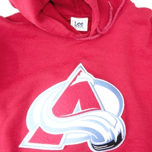 Antigua NHL Colorado Avalanche Men's Absolute Hood, Grey, Medium