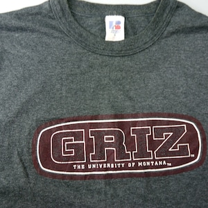 University of Montana t shirt vintage  Grizzlies