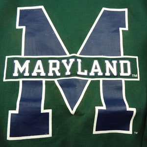 Maryland University vintage sweater sweatshirt Testudo