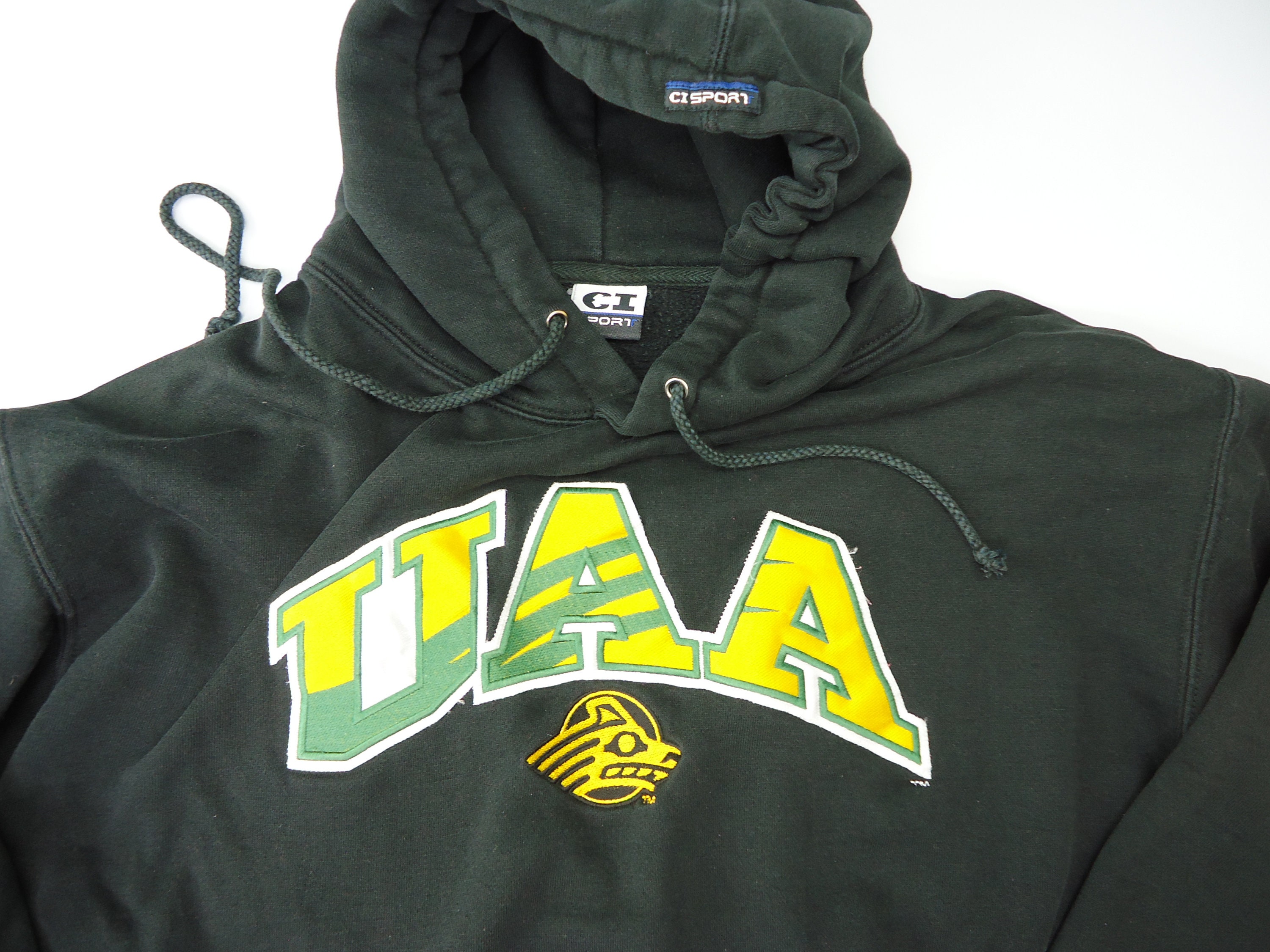 UAA University of Alaska Anchorage Sea Wolves Alumni Fleece Hoodie  Sweatshirts Heather Grey Large 