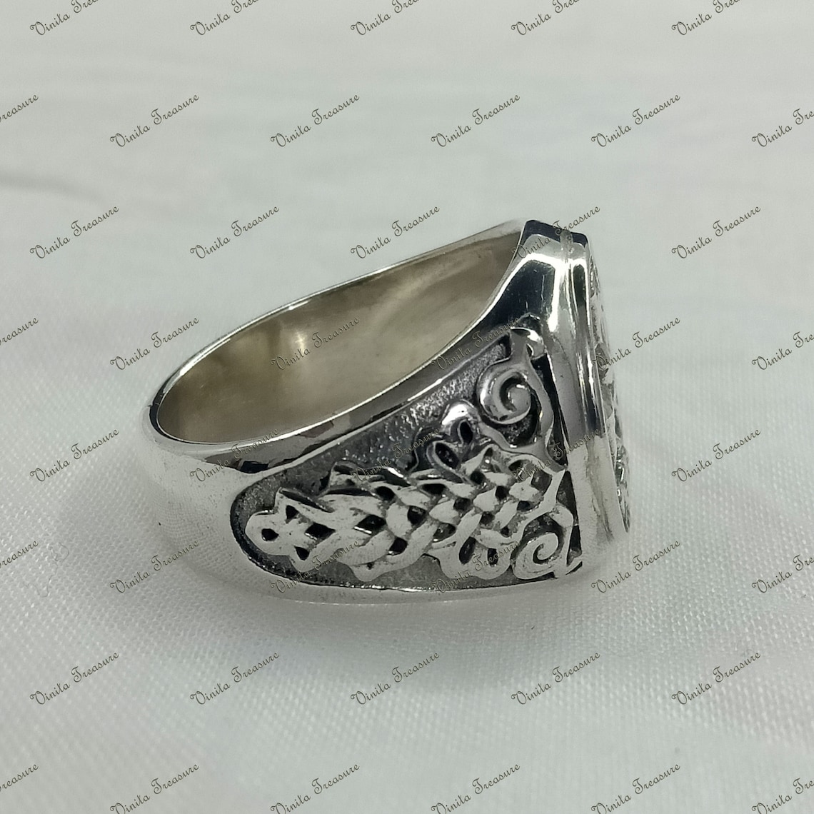 Sovereign Ring Sovereign Silver Mens Ring Sovereign Etsy