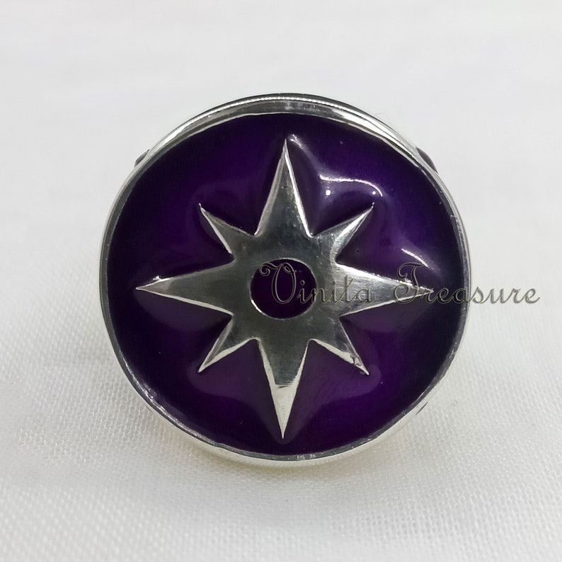 Lantern Ring Purple Lantern Men's Ring Lantern Jewelry Etsy
