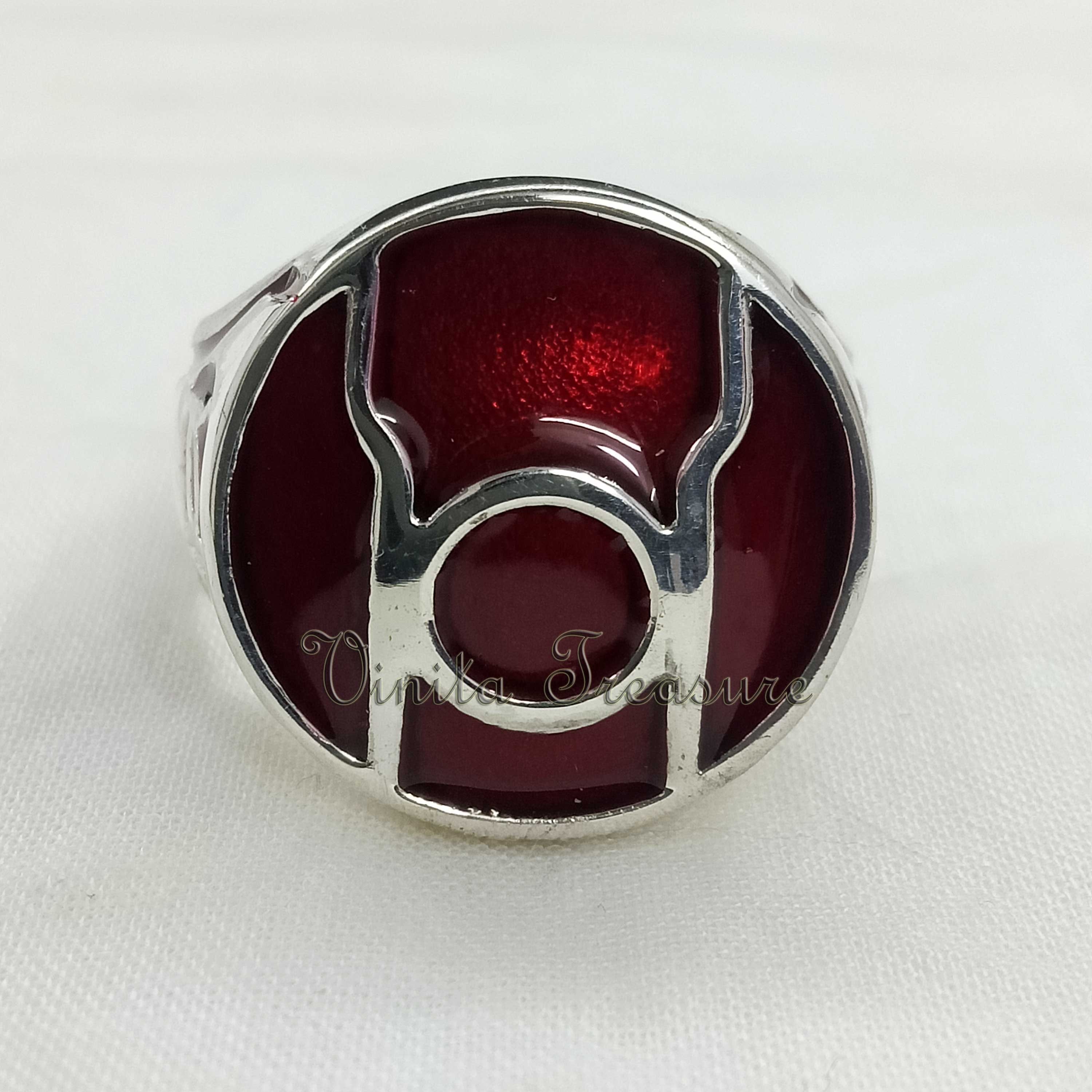 Lantern Ring Red Lantern Men's Ring Lantern Jewelry Etsy