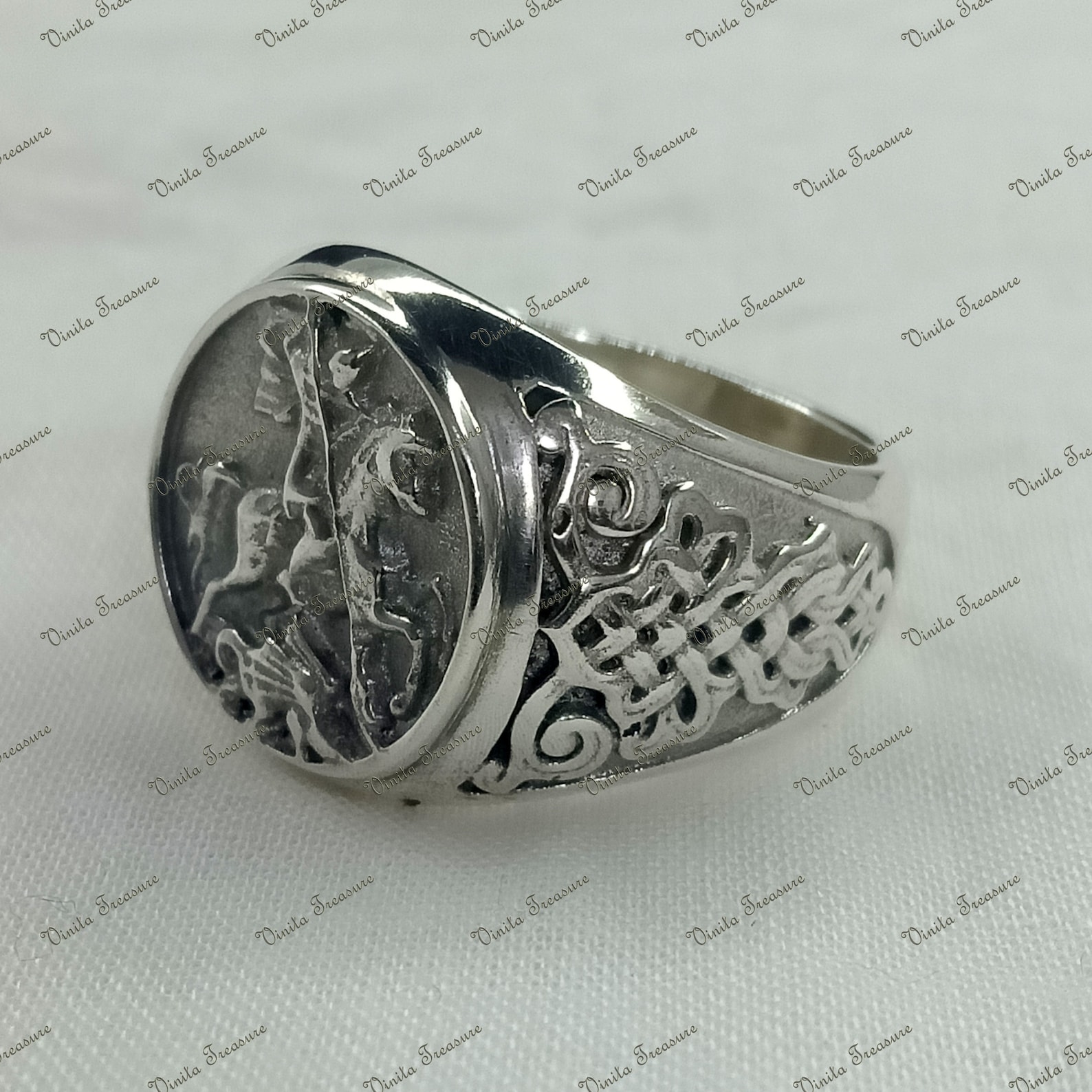 Sovereign Ring Sovereign Silver Mens Ring Sovereign Etsy
