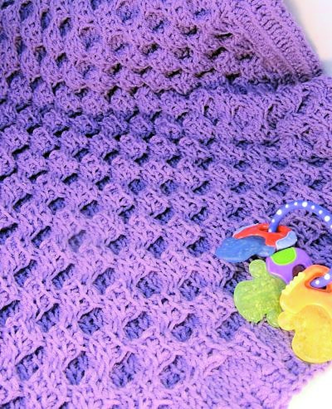 Crochet Pattern Honey Sweet Baby Blanket Cable Etsy