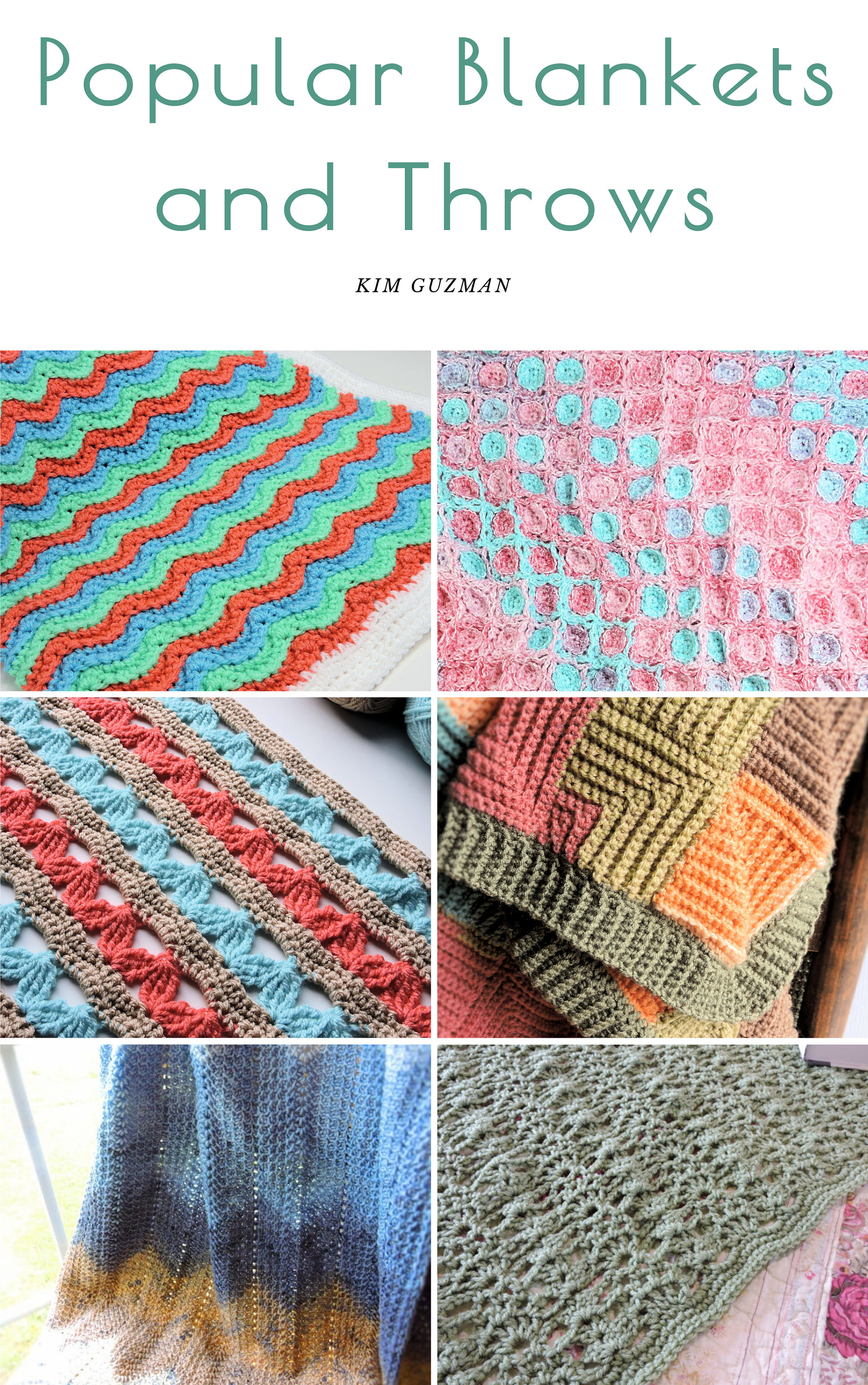 Popular Blankets and Throws Bundle FOUR Blanket Patterns Included