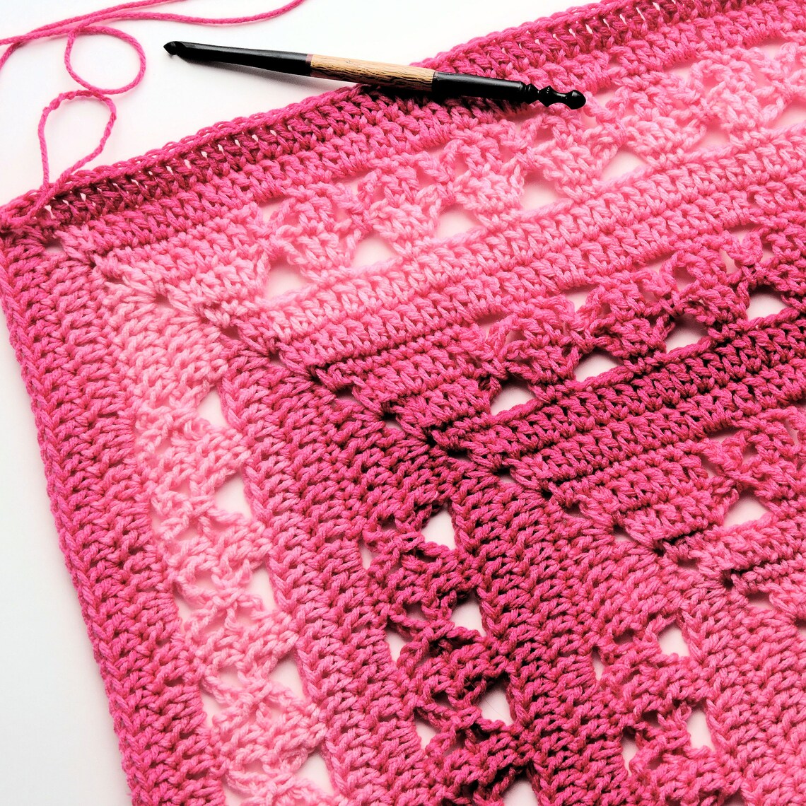 Lunar Crossings Rectangle Blanket Pattern Baby Afghan Crochet Etsy