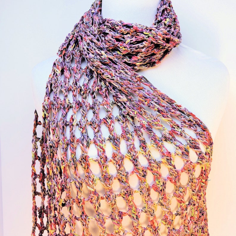Evening Stole Wrap Crochet PATTERN Crochet Shawl Pattern Etsy