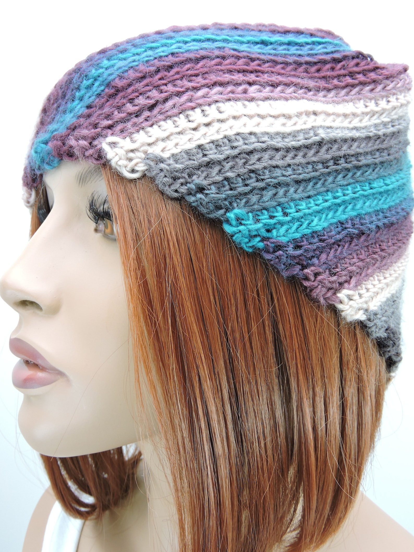 Spiral Beanie Crochet Pattern Winter Hat Crochet Pattern Etsy