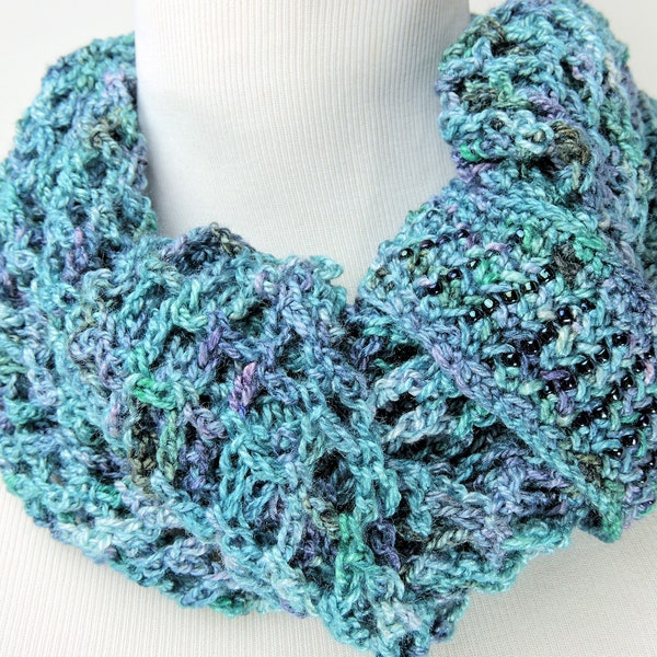 Astral Bay Scarf Crochet Pattern, Twisted Cowl Crochet Pattern PDF,  Summer Neckwarmer, Beginner Crochet Patterns, Easy Crochet Project
