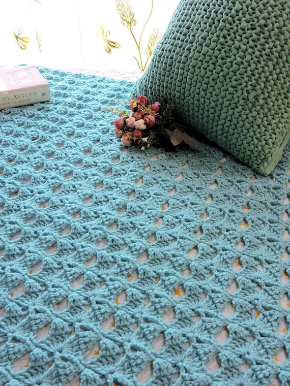 Butterfly stitch blanket crochet pattern sale