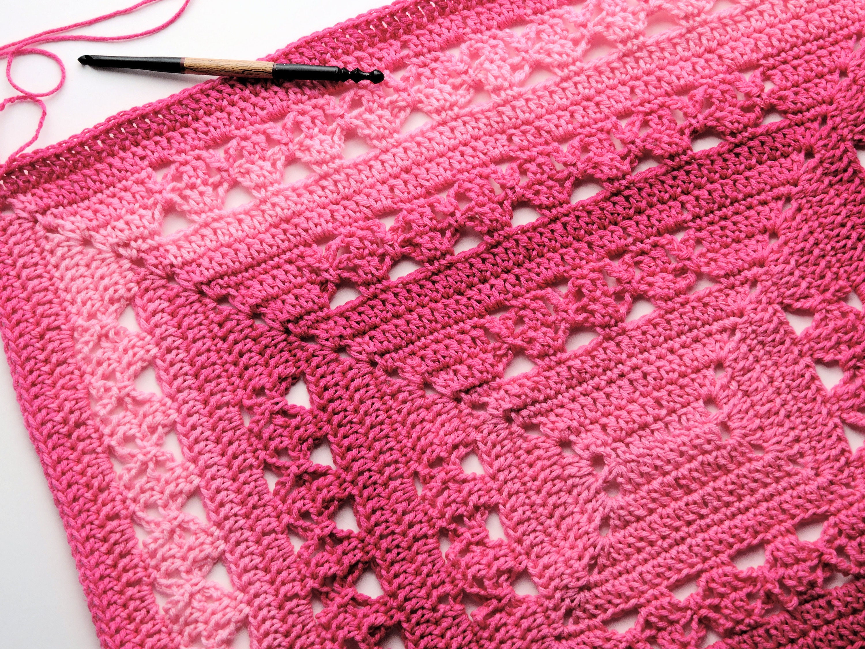 Lunar Crossings Rectangle Blanket Pattern Baby Afghan Crochet Etsy