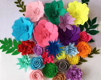 Download Felt Flower Svg Etsy