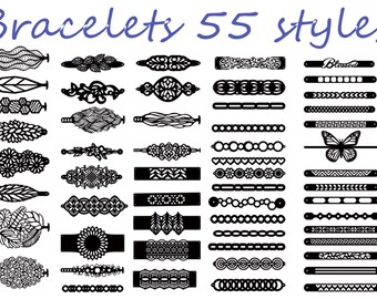 Bracelet Svg Etsy