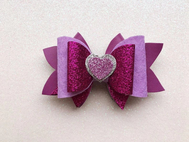 Download Valentine Heart Princess Bow Template SVG Bow SVG Bow | Etsy