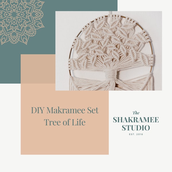 DIY Set Tree of Life  aus "Mit Makramee durchs Jahr"