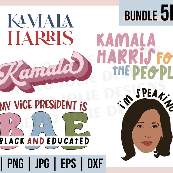 Kamala Harris svg Bundle, Biden Harris 2020 svg, I'm Speaking svg, Election 2020, Madam Vice President svg, Black Girl svg, Black and Proud