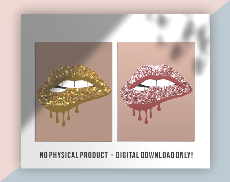 Download Glitter Dripping Lips clipart Gold Dripping Lips ...