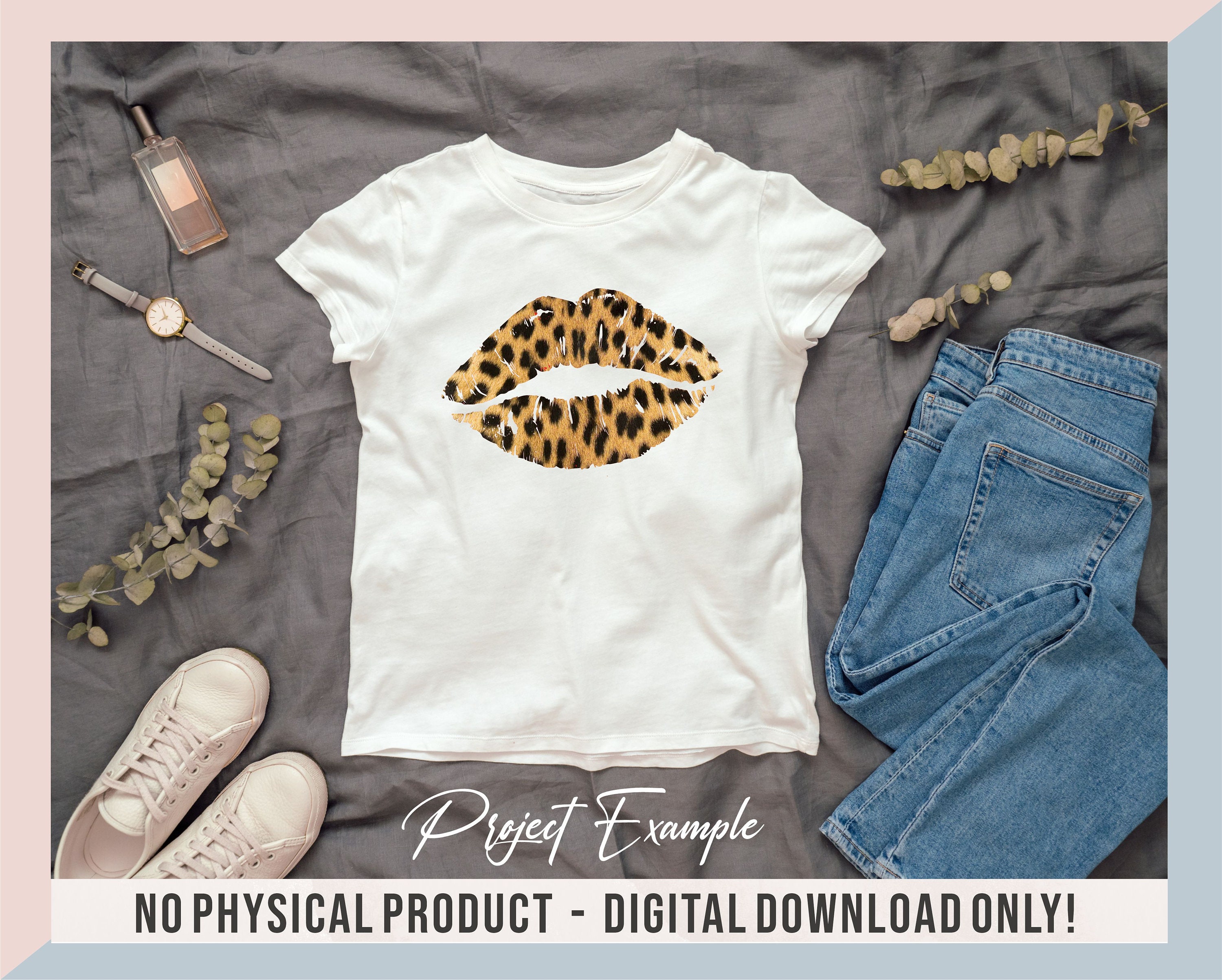 Leopard Lips PNG Bundle Lips Sublimation Png Cheetah Print - Etsy