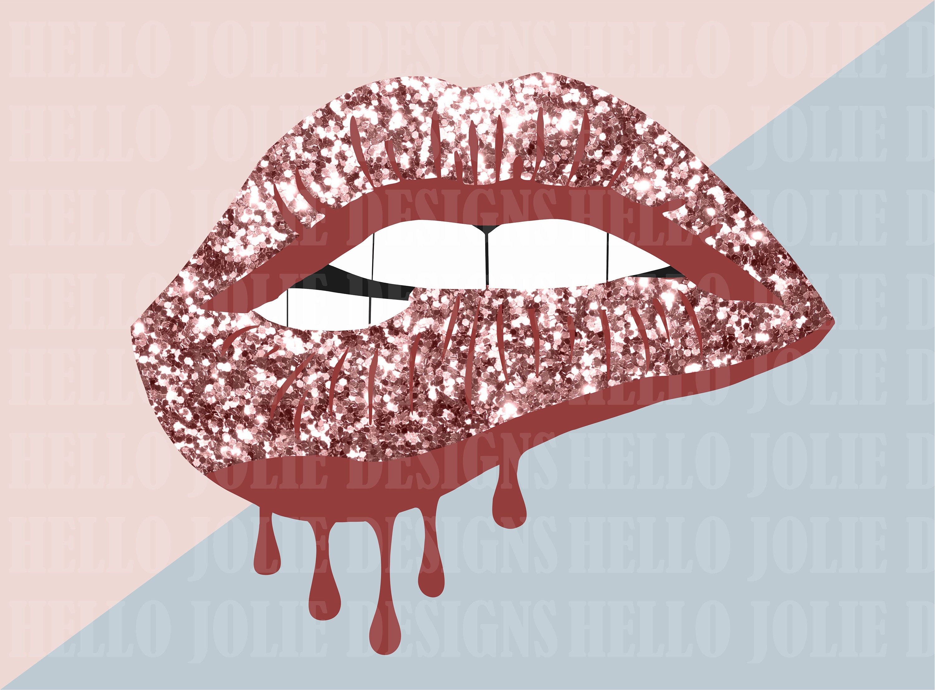 Glitter Dripping Lips png Gold Dripping Lips png Drip Lip | Etsy