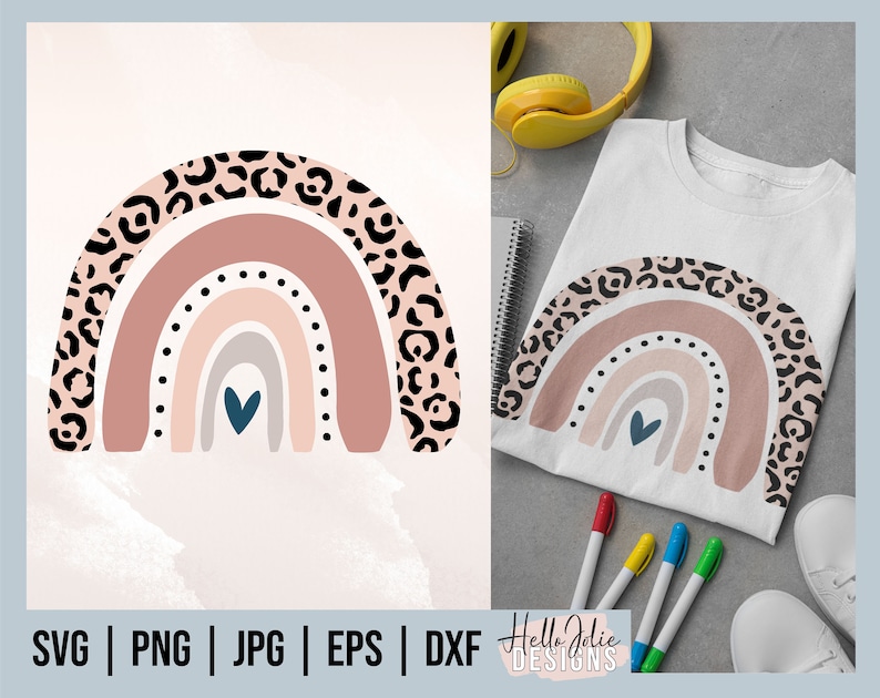 Download Leopard Rainbow svg Rainbow svg Rainbow Clipart Rainbow | Etsy