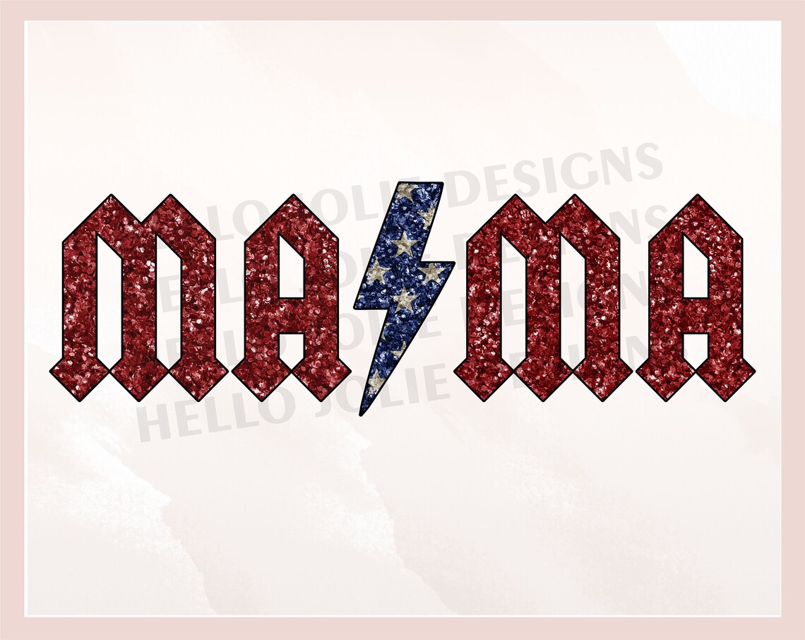 Mama Mini Dada Png, Mama Sublimation Bundle, ACDC Mama Mini, Family Png ...