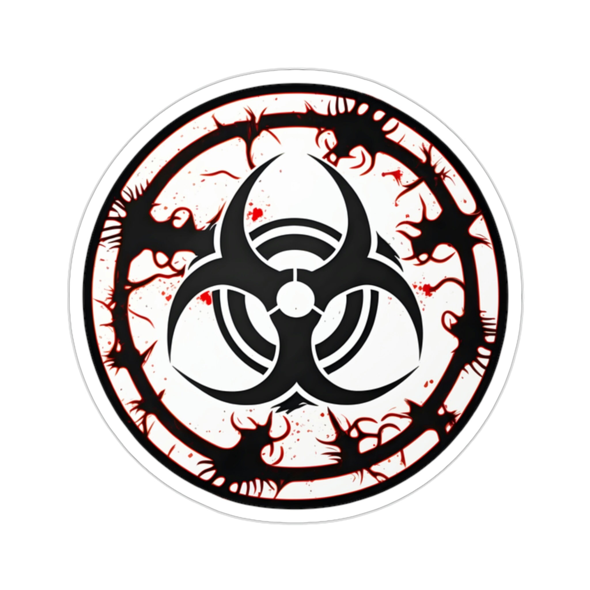 Biohazard Symbol Sticker B10 Hazardous Danger Sticker - Etsy