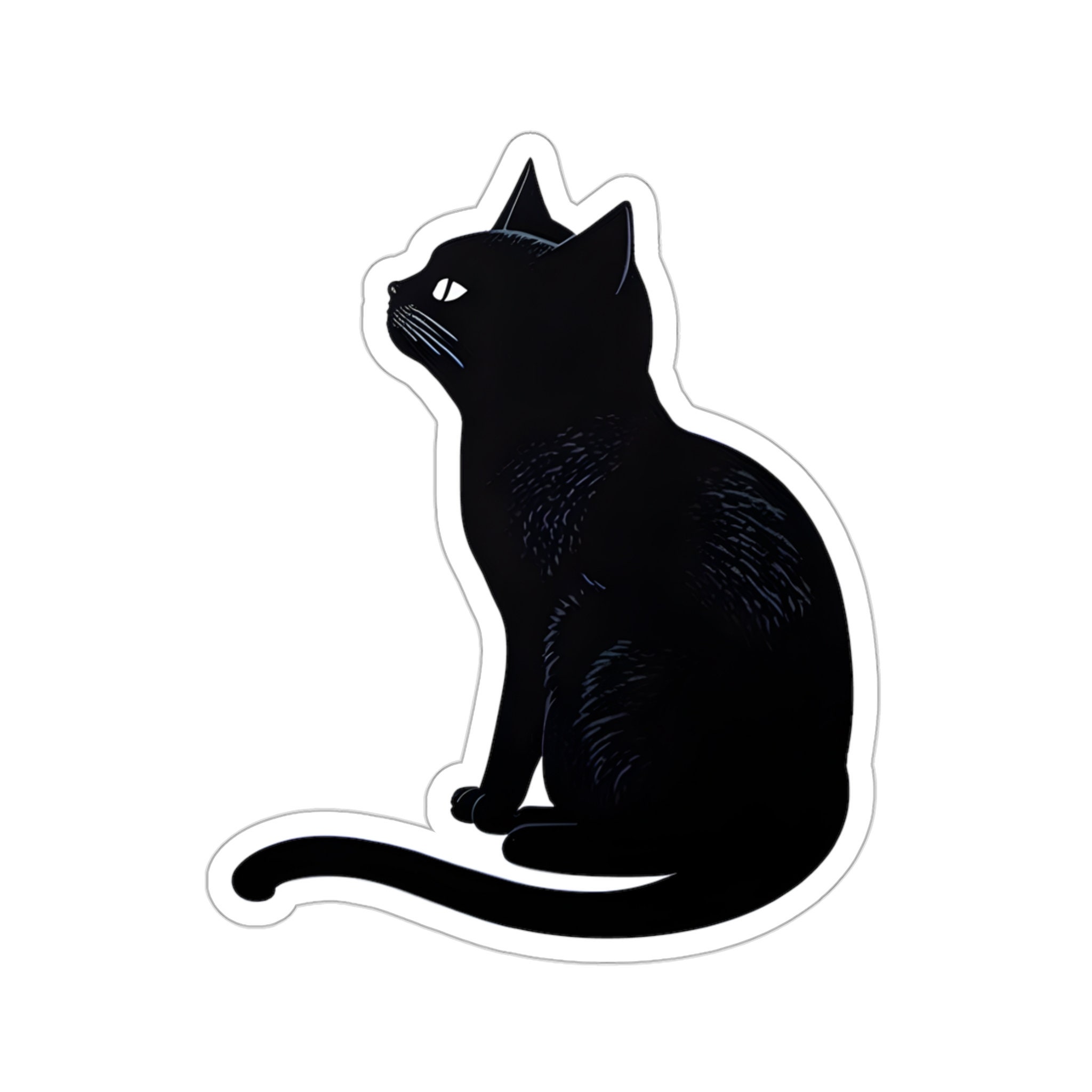 Cyber Cat Stickers for Sale