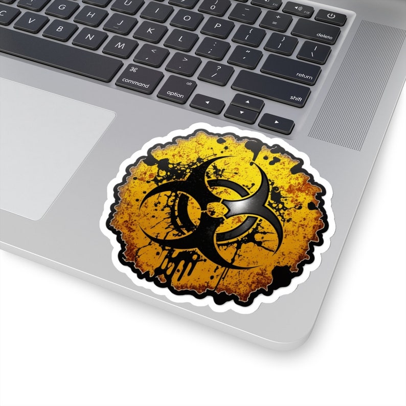 Biohazard Symbol Sticker, B3, Hazardous, Danger Sticker, Beware, Creepy ...