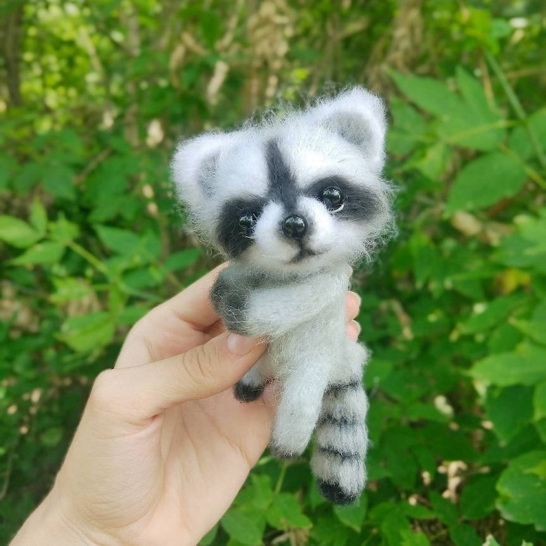 Miniature Raccoon toy puccoon Raccoon Doll Rocket Raccoon Etsy