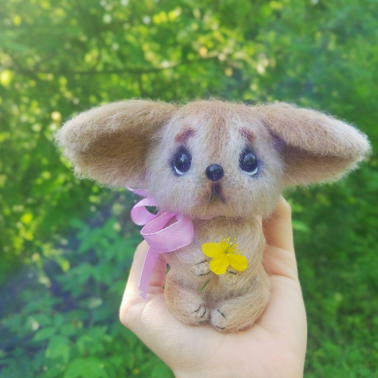 Fennec Fox stuffed animal Stuffed Fox Fennec plush miniature | Etsy