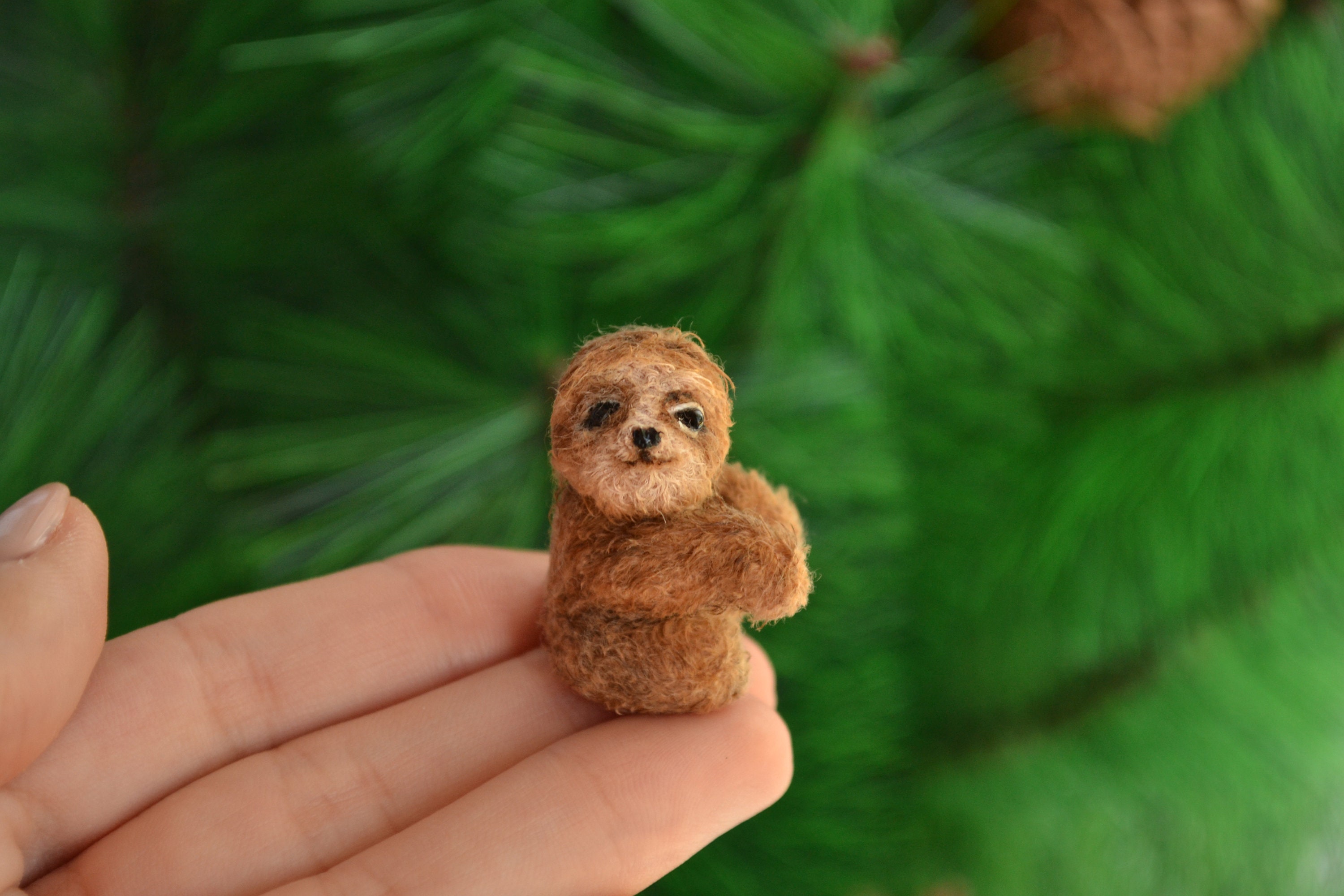 Mini Teddy Sloth Toy mimi Miniature Sloth stuffed Animal | Etsy