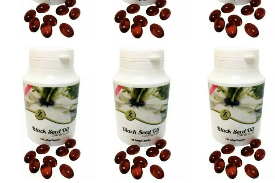Black Seed Oil 100 Capsules Zamzam 100 Halal Natural Etsy