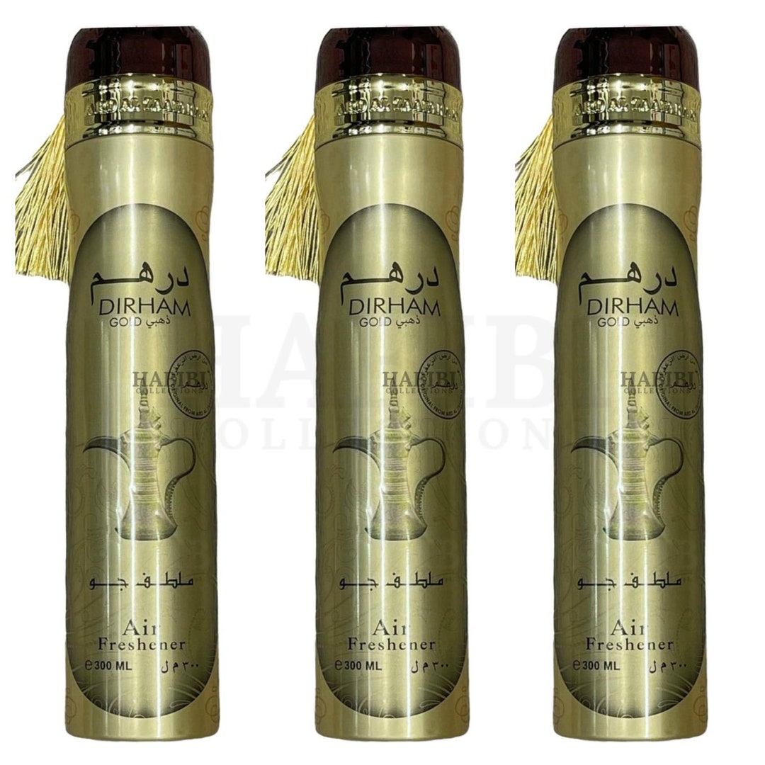 Dirham Gold Air Freshener Room Freshener Aerosol 3 X 300mlard Etsy UK