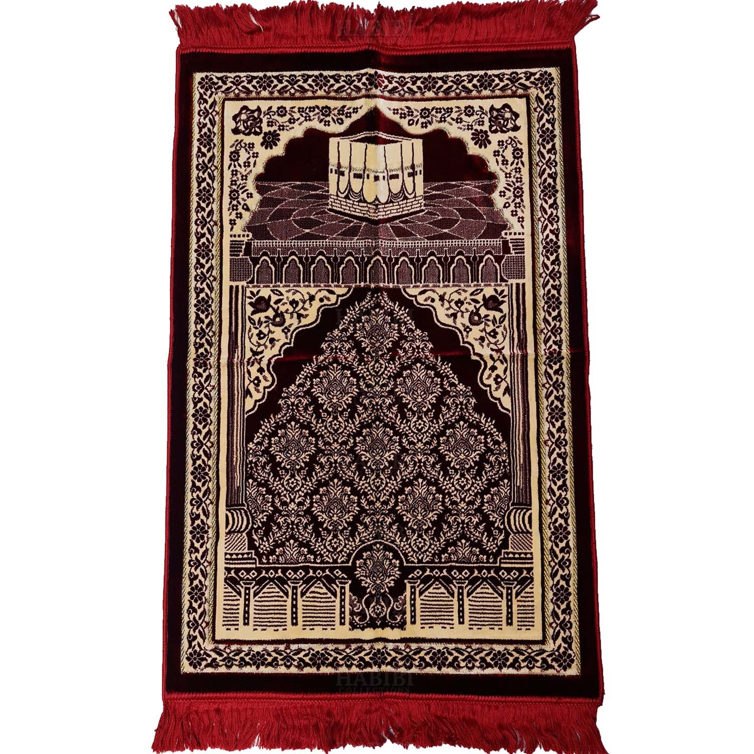Super Soft Islamic Prayer Mat Kaba Floral Jannamaz Musallah Etsy