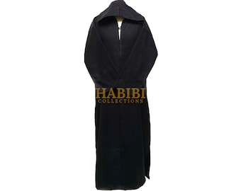 SIZES 52&54  winter wool Blend hooded Long sleeves thobe. Made in morocco