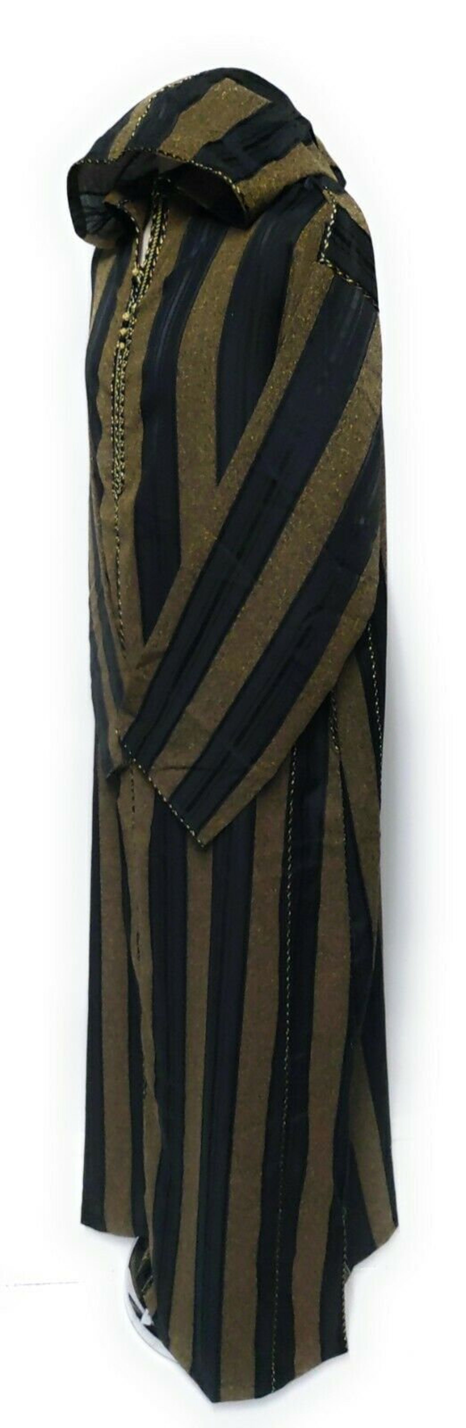 Men's Moroccan Cotton Hooded Thobe Jubba Djelleba Etsy