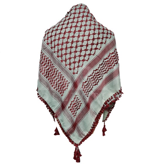 Yemeni Shemagh Embroidered Headscarf Keffiyeh Scarf Mens Womens