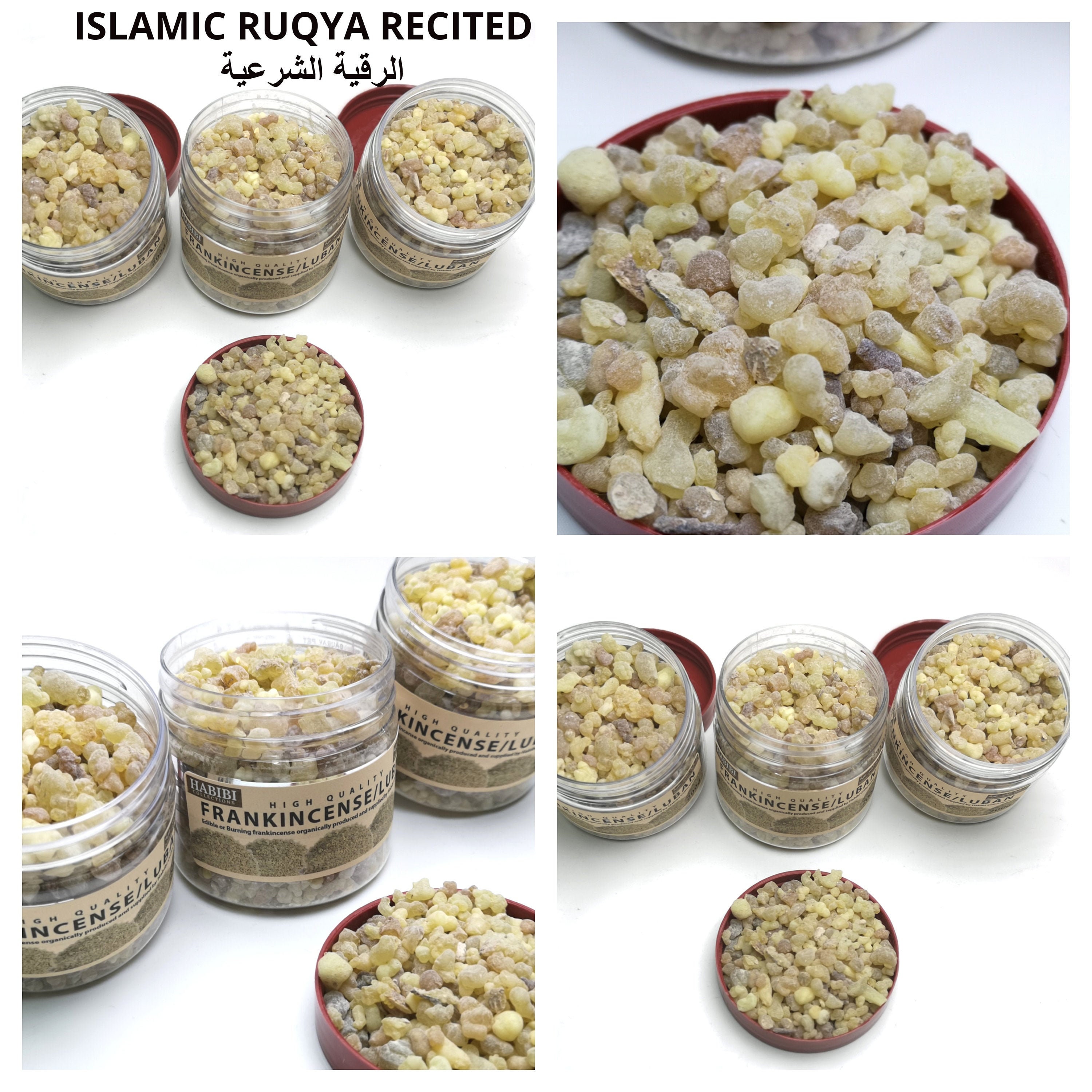 2x150g Islamic Ruqya Recited Pure EDIBLE/BURNING Frankincense Etsy UK